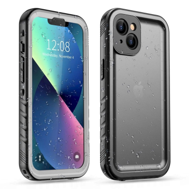 Tech-Protect ShellBox waterproof IP68 case for iPhone 13 - juodas 1