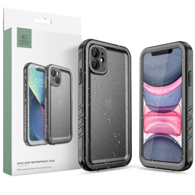 Tech-Protect ShellBox waterproof IP68 Dėklas iPhone 11 - Juodas