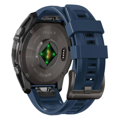 Tech-Protect Silicone Apyrankė Garmin Fenix 5X / 5X Plus / 6X / 6X Pro / 7X / 8 (51 mm) - Mėlynas 1