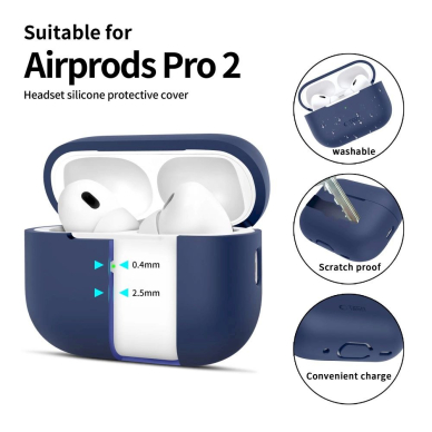 Tech-Protect Silicone Dėklas Apple AirPods Pro 1 / 2 - Mėlynas 1