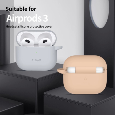 Tech-Protect Silicone Hook Dėklas Apple AirPods 3 - Juodas 3