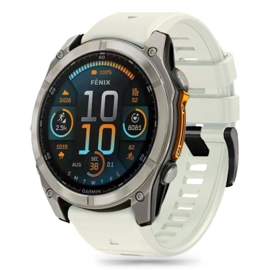 Tech-Protect Silicone Line Silicone Apyrankė Garmin Fenix 5 / 6 / 6 Pro / 7 / 8 (47 mm) / E - Titanium