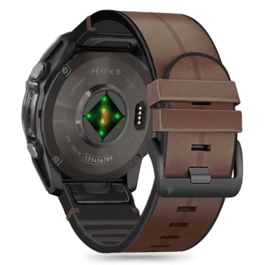 Tech-Protect Silicone PU Apyrankė Garmin Fenix 5 / 6 / 6 Pro / 7 / 8 (47 mm) / E - Brown