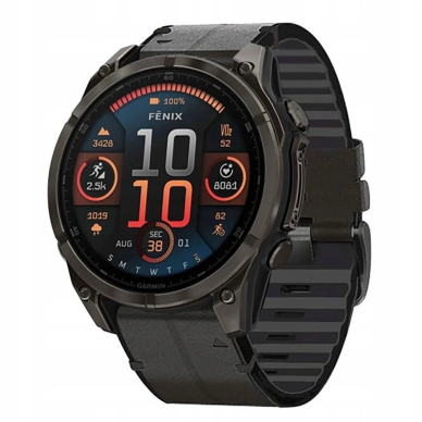 Tech-Protect Silicone PU Apyrankė Garmin Fenix 5 / 6 / 6 Pro / 7 / 8 (47mm) / E - Juodas 3