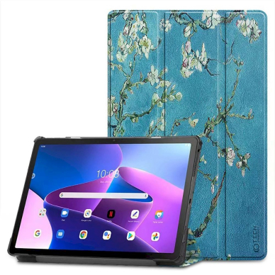 Tech-Protect SmartCase Dėklas Lenovo Tab M10 Plus (3rd gen.) 10.6 TB-125 / TB-128 - bluesakura flowers