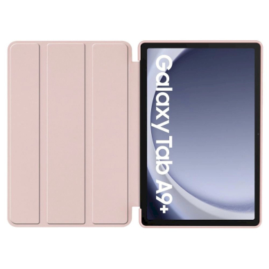 Tech-Protect SmartCase Dėklas Samsung Galaxy Tab A9+ 11 X210 / X215 / X216 - Rožinis marble 4