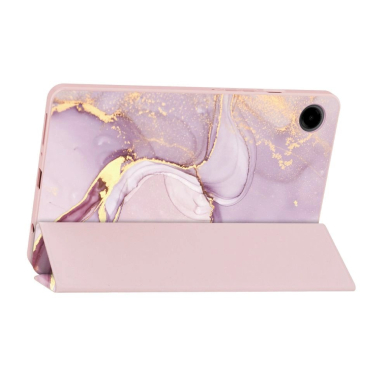 Tech-Protect SmartCase Dėklas Samsung Galaxy Tab A9 8.7 X110 / X115 - Rožinis marble 3