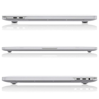 Tech-Protect SmartShell Dėklas MacBook Pro 13&#39&#39 2016-2022 - Permatomas 6