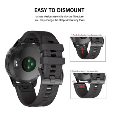 Tech-Protect Smooth Dėklas Garmin Fenix ​​5 / 6 / 6 Pro / 7 - Juodas 2