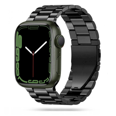 Tech-Protect Stainless Apyrankė Apple Watch 4 / 5 / 6 / 7 / 8 / 9 / SE / Ultra 1 / 2 (42/44/45/49 mm) - Juodas