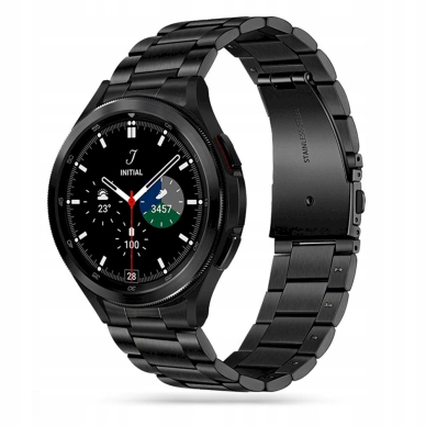 Tech-Protect Stainless Apyrankė Samsung Galaxy Watch 4/5/5 Pro/6/7/FE - Juodas