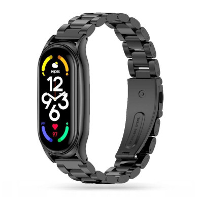 Tech-Protect Stainless Apyrankė Xiaomi Mi Smart Band 7 / 7 NFC - Juodas