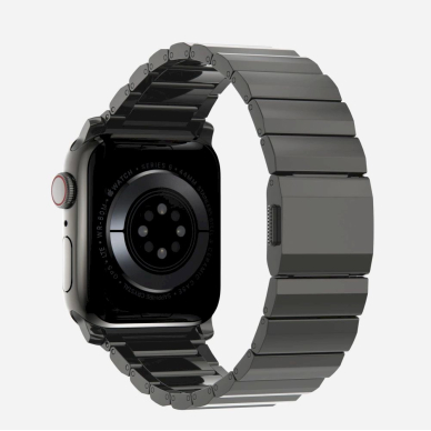 Tech-Protect SteelBand Apyrankė Apple Watch 4 / 5 / 6 / 7 / 8 / 9 / SE / Ultra 1 / 2 (42/44/45/49 mm) - Juodas 1