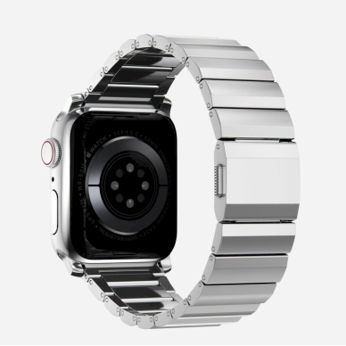 Tech-Protect SteelBand Apyrankė Apple Watch 4 / 5 / 6 / 7 / 8 / 9 / SE / Ultra 1 / 2 (42/44/45/49 mm) - Silver 1