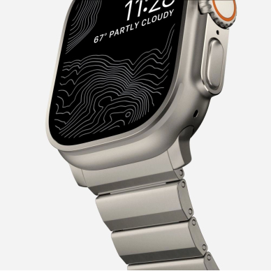 Tech-Protect SteelBand Apyrankė Apple Watch 4 / 5 / 6 / 7 / 8 / 9 / SE / Ultra 1 / 2 (42/44/45/49 mm) - titanium 4