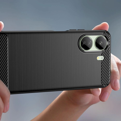 Tech-Protect TPUCarbon Dėklas Xiaomi Redmi 13C / Poco C65 - Juodas 4