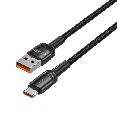 Tech-Protect UltraBoost Evo USB-C / USB-C Kabelis 100W 5A 0.25m - Juodas 2