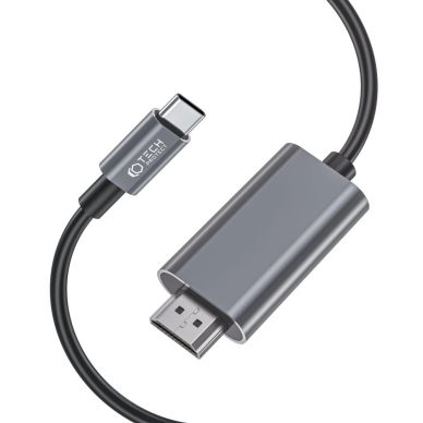 Tech-Protect UltraBoost USB-C / HDMI 4K 60Hz Kabelis 2m - Juodas 1