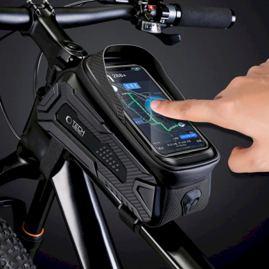 Tech-Protect V2 bicycle bagspace a 1.2l phone - Juodas 3