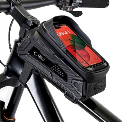 Tech-Protect V2 bicycle bagspace a 1.2l phone - Juodas