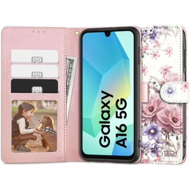 Tech-Protect Wallet Dėklas Samsung Galaxy A16 4G / 5G - Rožinis