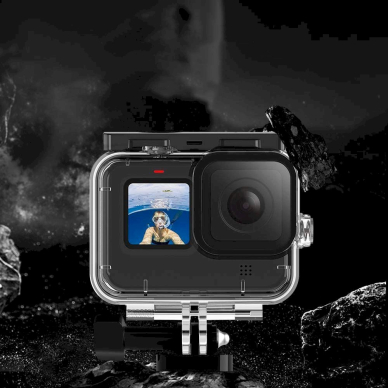 Tech-Protect Waterproof Dėklas GoPro Hero 9 / 10 / 11 / 12 - Permatomas 1