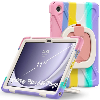 Tech-Protect X-Armor Dėklas Samsung Galaxy Tab A9+ 11 X210 / X215 / X216 - Rožinis blue 1