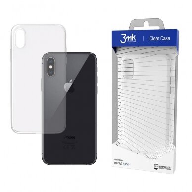 Telefono Dėklas Apple iPhone X - 3mk Clear Case Skaidrus KOW068