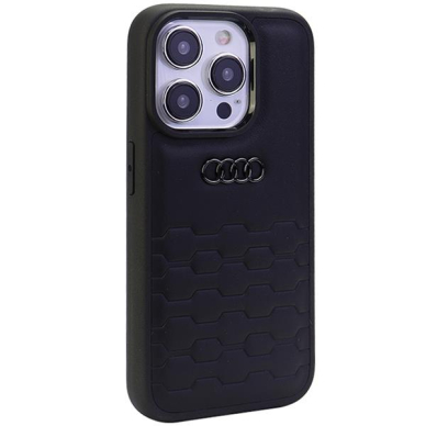 Telefono Dėklas Etui Audi GT Synthetic Leather do iPhone 15 Pro Max Juodas KOW068 1