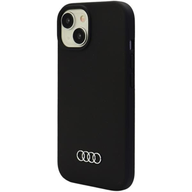 Telefono Dėklas Etui Audi Silicone Case do iPhone 15 Plus Juodas KOW068 2