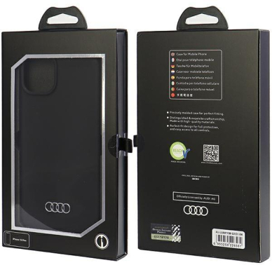 Telefono Dėklas Etui Audi Silicone Case do iPhone 15 Plus Juodas KOW068 6