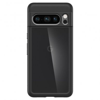 Telefono Dėklas Etui Spigen Ultra Hybrid na Google Pixel 8 Pro Juodas SkaidrusKOW068 1