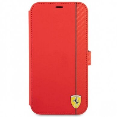 Telefono Dėklas Ferrari FESAXFLBKP13SRE iPhone 13 mini 5.4" Raudonas KOW068 1