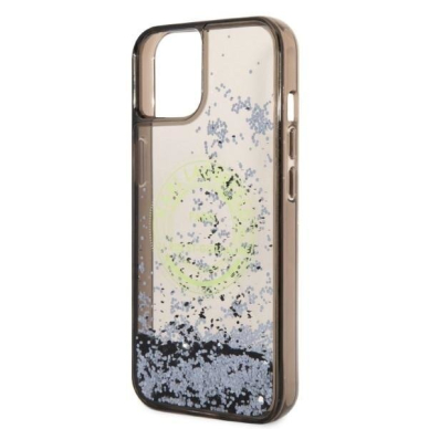 Telefono Dėklas Karl Lagerfeld Liquid Glitter RSG iPhone 14 Plus Juodas Skaidrus GNZ022 1