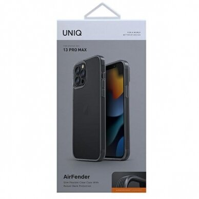 Telefono Dėklas UNIQ etui Air Fender iPhone 13 Pro Max 6,7" Pilka KOW068 6