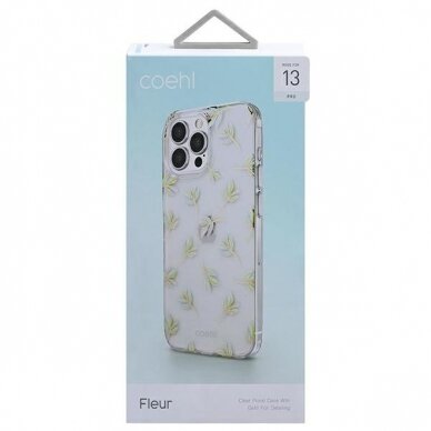 Telefono Dėklas UNIQ etui Coehl Fleur iPhone 13 Pro / 13 6,1" Dangaus Mėlynas KOW068 1