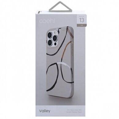 Telefono Dėklas UNIQ etui Coehl Valley iPhone 13 Pro / 13 6,1" Kreminis KOW068 1