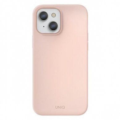 Telefono Dėklas UNIQ etui Lino iPhone 13 6,1" Matinis Rožinis KOW068 1