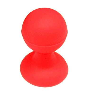 Telfono laikiklisa round head - red