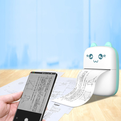 Thermal printer mini cat HURC9 - Mėlynas 1