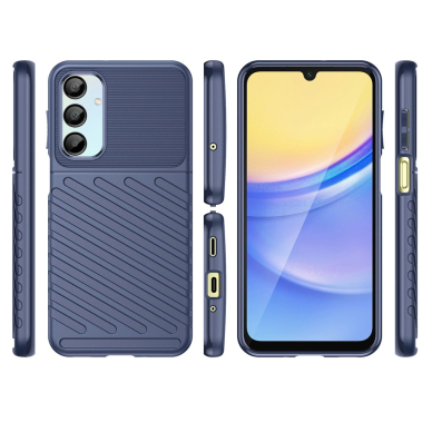 Thunder Dėklas Samsung Galaxy A16 / A16 5G Silicone Armored Cover - Mėlynas 2