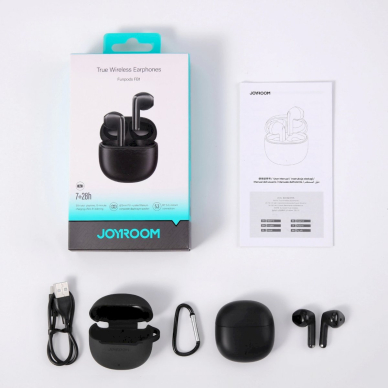 TWS Joyroom Funpods Series JR-FB1 Bluetooth 5.3 wireless Ausinės - Juodas 13