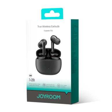 TWS Joyroom Funpods Series JR-FB3 Bluetooth 5.3 wireless Ausinės - Juodas 6