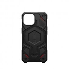 UAG Monarch Pro - Apsauginis dėklas skirta iPhone 15 Pro Max, pritaikyta su MagSafe (kevlar Juodas)