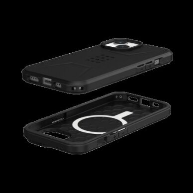 UAG Civilian Magsafe - Apsauginis dėklas skirta iPhone 15 (Juodas) 2