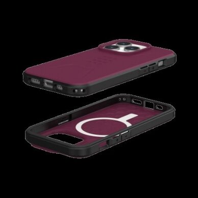 UAG Civilian Magsafe - Apsauginis dėklas skirta iPhone 15 Pro (Bordeaux) 2