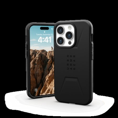 UAG Civilian Magsafe - Apsauginis dėklas skirta iPhone 15 Pro (Juodas) 1