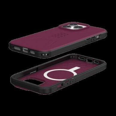 UAG Civilian Magsafe - Apsauginis dėklas skirta iPhone 15 Pro Max (bordeaux) 2