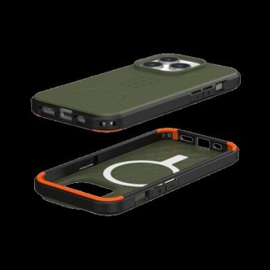 UAG Civilian Magsafe - Apsauginis dėklas skirta iPhone 15 Pro (olive) 2