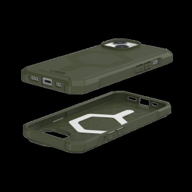 UAG Essential Armor Magsafe - Apsauginis dėklas skirta iPhone 15 (olive) 2